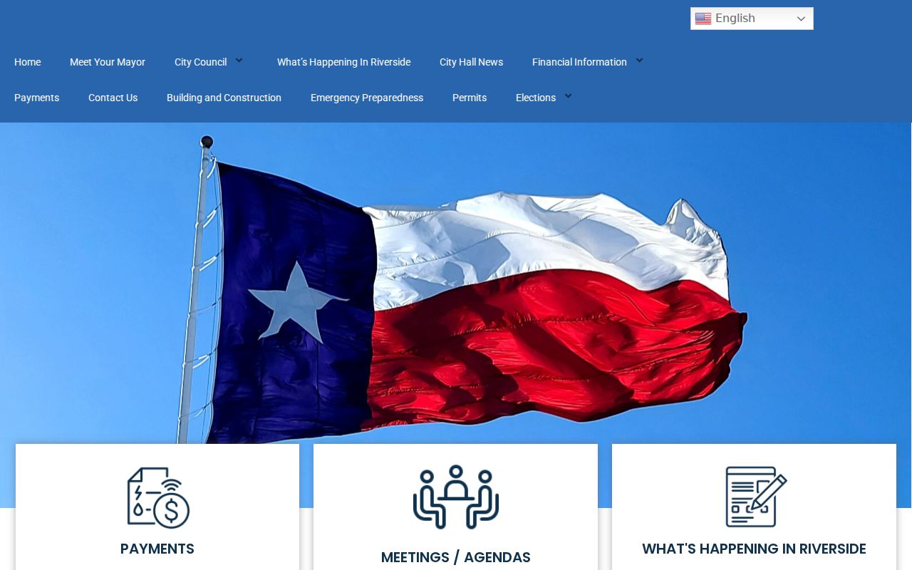 Official City of Riverside contact and history website